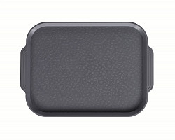 Поднос столовый с ручками Luxstahl 450х355 мм серый в Москве , фото