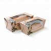 Коробка для сэндвича Garcia de Pou картонная с окном 12,4*12,4*5,5 см, 25 шт/уп фото