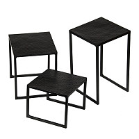 набор 3 шт П квадрат (12*12*10 см /12*12*15 см /12*12*20 см) черная (81241085) фото