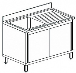 Ванна моечная Apach Chef Line LS106-54RWSD в Москве , фото