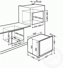 Духовой шкаф Smeg SFT805AO в Москве , фото 2