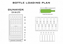 Винный шкаф двухзонный Dunavox DX-94.270SDSK в Москве , фото 5