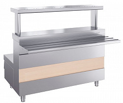 Мармит для 1-х блюд Atesy Ривьера М1-2.1120-02-О 2-х конф. без полок в Москве , фото 5