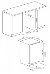 Посудомоечная машина встраиваемая Graude VG 60.1 в Москве , фото 2