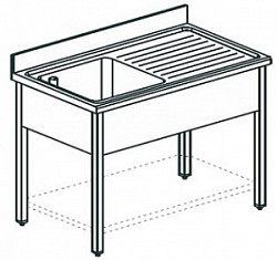 Ванна моечная Apach Chef Line LS157-65RWSH фото