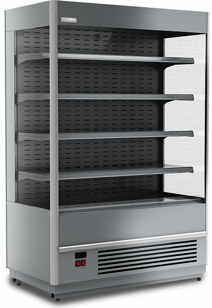 Холодильная горка Полюс FC 20-07 VM 1,0-2 (Carboma Cube 1930/710 ВХСп-1,0 INOX) 0430 INOX фото