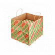 Пакет для коробок с пиццей  37/33*32 см, натуральный, крафт, бумага