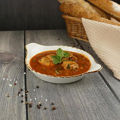 Блюдо круглое с ручками P.L. Proff Cuisine Organica Grain d 17 см h3,2 см 350 мл в Москве , фото 3