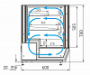 Витрина холодильная настольная Полюс AC59 VM 0,9-1 Slider фото