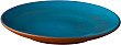 Тарелка мелкая  Stoneheart 20 см, цвет голубой (SHAZC1220)