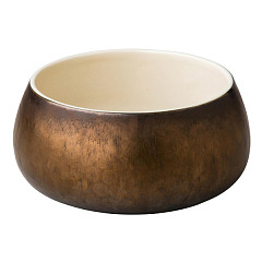 Салатник Style Point Raw Design by Kevala 900 мл, d 15 см h 7,5 см, декор gold metallic (RD18422) в Москве , фото 1