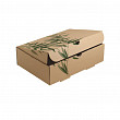 Коробка для еды на вынос  Feel Green, 26*18*7 см, гофр.картон