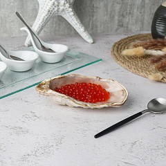 Блюдо для подачи P.L. Proff Cuisine 12,6*6,6 см h3,2 см 15 мл Pearl Shell Frutti di Mare (81241254) в Москве , фото 1