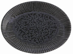 Блюдо овальное Porland Iris Grey 21х16 см (112121) в Москве , фото 1