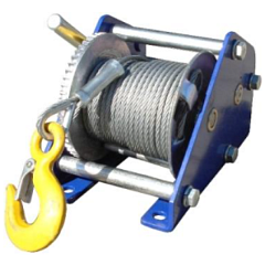 Лебедка канатная барабанная Tor Дина 250 кг 10 м фото