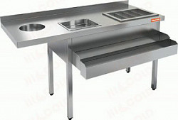 Барная станция коктейльная открытая Hicold НКС-14/5БК фото