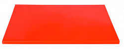 Доска разделочная Luxstahl 400х300х12 красная пластик в Москве , фото 2