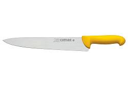 Нож поварской Comas 25 см, L 37,5 см, нерж. сталь / полипропилен, цвет ручки желтый, Carbon (10116) в Москве , фото