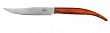 Нож для стейка  235 мм без зубцов коричневая ручка