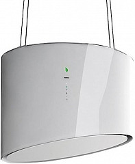 Островная вытяжка Falmec Spring Isola Glass White в Москве , фото 1