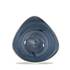 Салатник треугольный Churchill Stonecast Blueberry SBBSTRB61 фото
