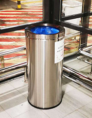 Урна Pandasteel Баррель, 380х800 мм, фото 2