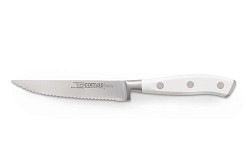 Нож для стейка Comas 11,5 см, L 22 см, нерж. сталь / АБС-пластик, цвет ручки белый, Marble (8114) фото