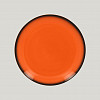 Тарелка круглая RAK Porcelain LEA Orange 27 см (оранжевый цвет) фото