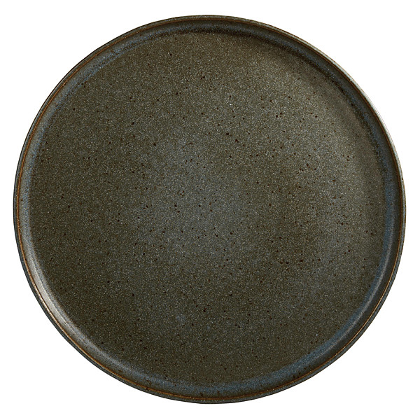 Тарелка с вертикальным бортом Style Point Stone d 26,5 см, цвет зелено-коричневый (QU93731) фото