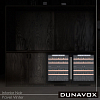 Винный шкаф двухзонный Dunavox DAUF-39.121DB фото
