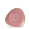 Тарелка мелкая треугольная Churchill Stonecast Petal Pink SPPSTR91 22,9см, без борта фото