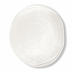 Тарелка овальная P.L. Proff Cuisine 29*25,5 см белая фарфор фото