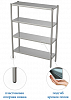 Стеллаж Atesy СТК-П-1500.600.1600-02 (СТКН-1500/600-П) фото