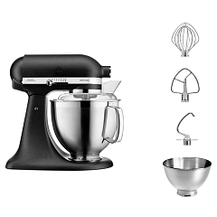 Планетарный миксер KitchenAid 5KSM185PSEBK в Москве , фото 9