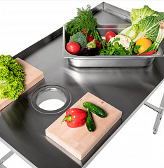 Стол для сбора отходов Кобор СРОБ-120/60 Л/П, фото 3