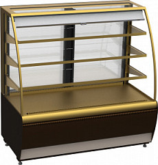 Витрина кондитерская Kayman K-ВК-1300 Открытая Бронза в Москве , фото