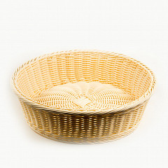 Корзина для хлеба и выкладки P.L. Proff Cuisine 40 см h11 см круглая ротанг в Москве , фото