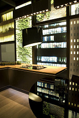 Островная вытяжка Falmec Spring Isola Glass Black в Москве , фото 3