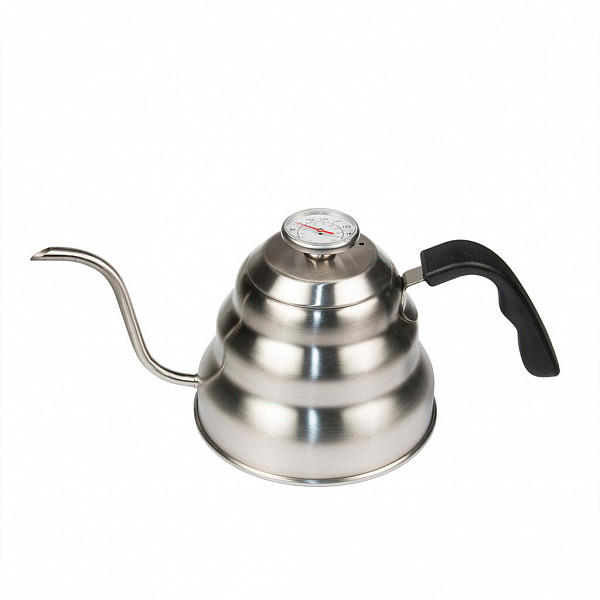 Кофейник Бариста Barbossa-P.L. 1000 мл с термометром нерж. фото