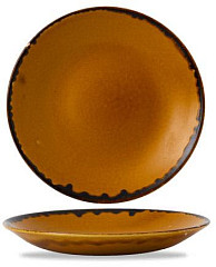 Тарелка глубокая Dudson 25,5 см, коричневая HVBRPD251 в Москве , фото