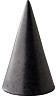 Конус Style Point ShApes цвет черный, 6,2 x 10,5 см (QU35030) фото