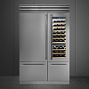Отдельностоящий холодильник Smeg RF376LSIX фото
