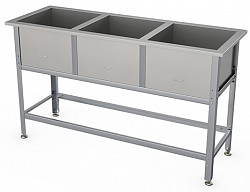 Ванна моечная Atesy ВСМ-С-3.700-02-Н (ВСМ-3/700Н) в Москве , фото