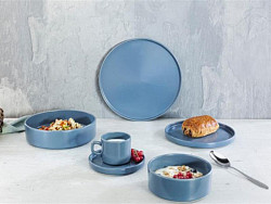 Тарелка мелкая с вертикальным бортом Cosy&Trendy d 27см, h 2,2см, стопируемая, цвет красный Tower (9966027) в Москве , фото 5