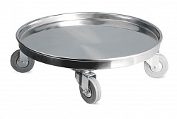 Подставка под котел Luxstahl 420х130 мм с колесами [114401] фото