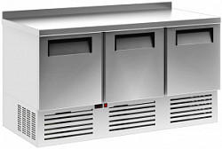 Охлаждаемый стол Полюс T70 M3GN-2 с бортом 9006-2 корпус серый 3 двери в Москве , фото