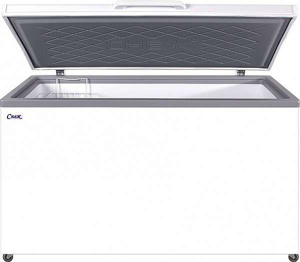 Холодильный ларь Снеж МЛК-500 нержавеющая крышка, среднетемпературный фото