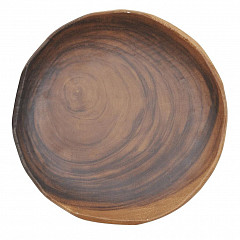 Блюдо круглое P.L. Proff Cuisine 19,4 см African Wood 2 пластик меламин в Москве , фото 1