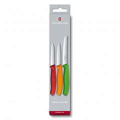 Набор ножей Victorinox с цветными ручками, 3 предмета (70001206) фото