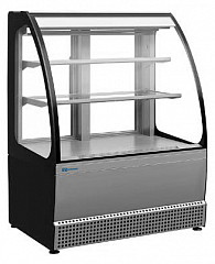 Витрина кондитерская Kayman KВК-950М Статика Люкс серый матовый в Москве , фото